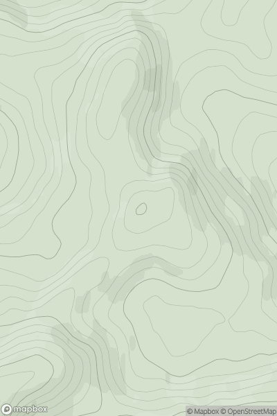 Thumbnail image for Meall Breac [Pitlochry to Braemar & Blairgowrie] [NN963642] showing contour plot for surrounding peak
